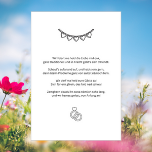 Gästebuch für die Hochzeit in Tracht - bayerisches I-Tüpferl für den perfekten Tag