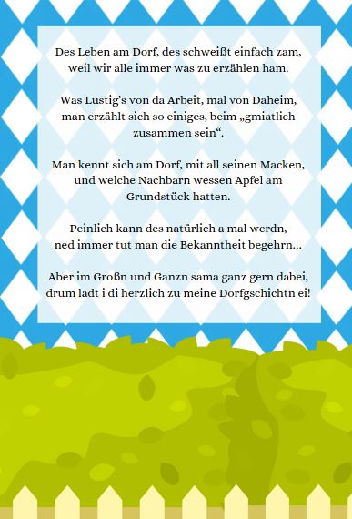 Eiskoid bayerisch - Dorfgschichtn - bayerische Kurzgeschichten und Gedichte