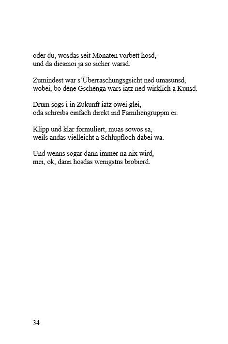 Oft gehd's bled her - Mundartband