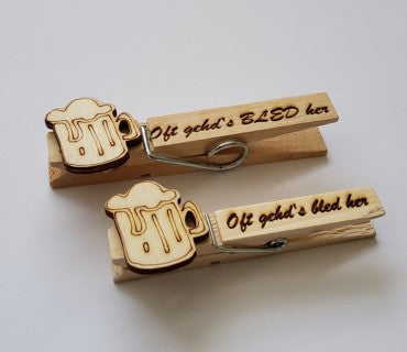 Wäschklammerl - Oft gehds bled her