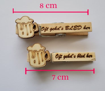 Wäschklammerl - Oft gehds bled her