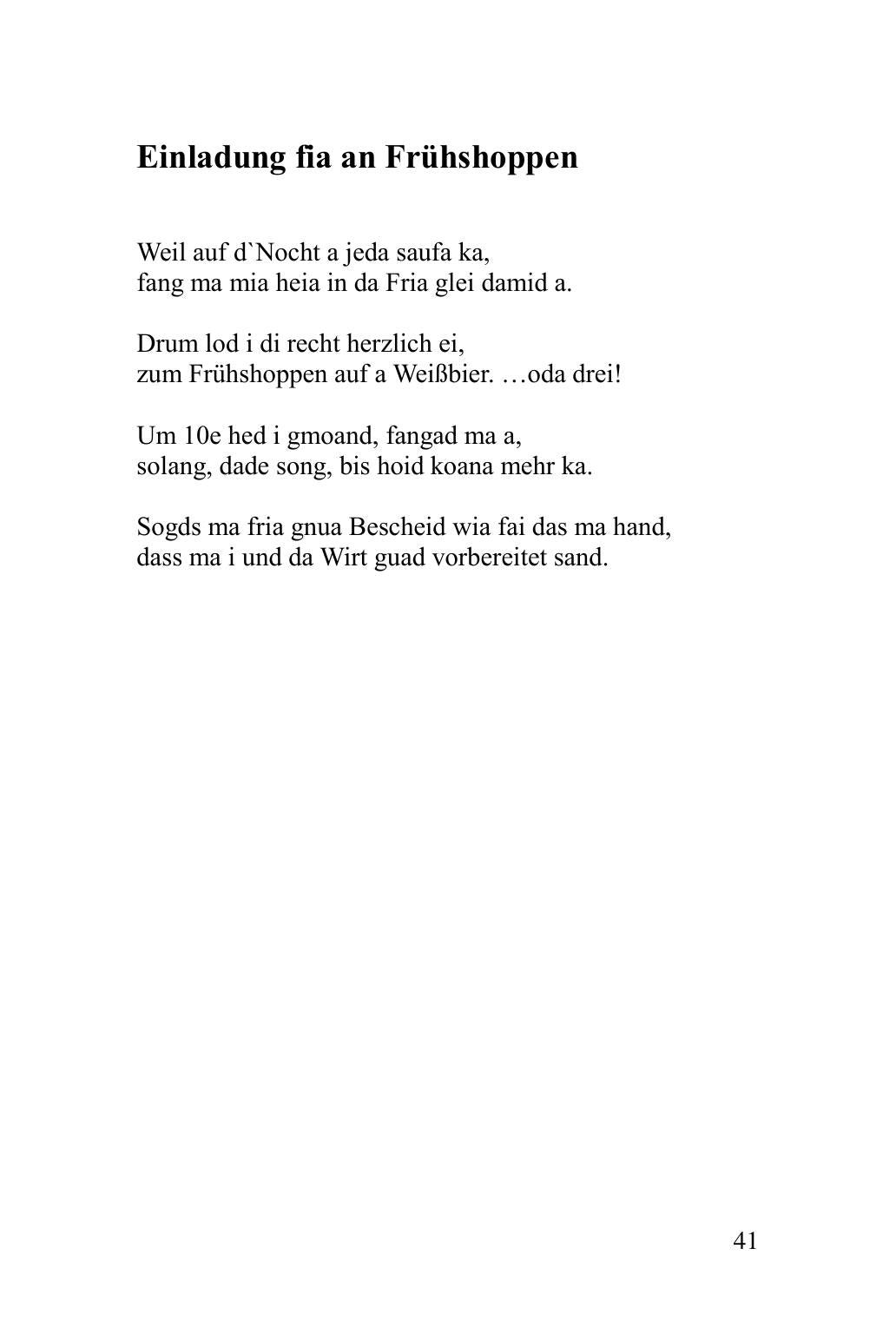 Ebs zum Locha fia enk Grantla - Mundartband Taschenbuch