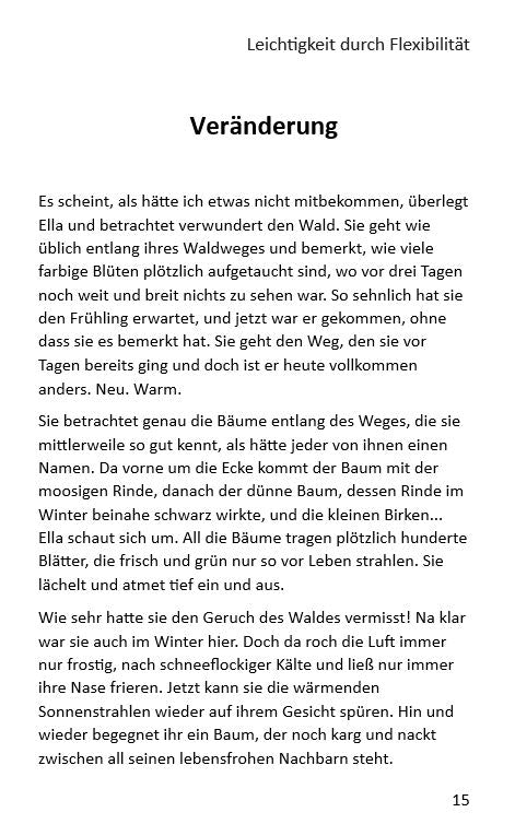 Gedankenfrei - Meditative Geschichten und Gedichte